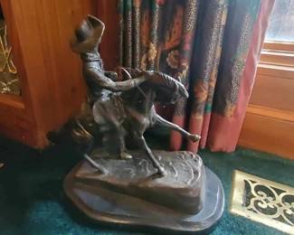 Bronze statue
