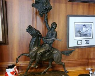 Bronze statue
