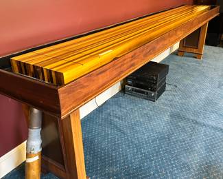 Vintage shuffleboard table