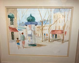 Jean Saul’s , original water color painting