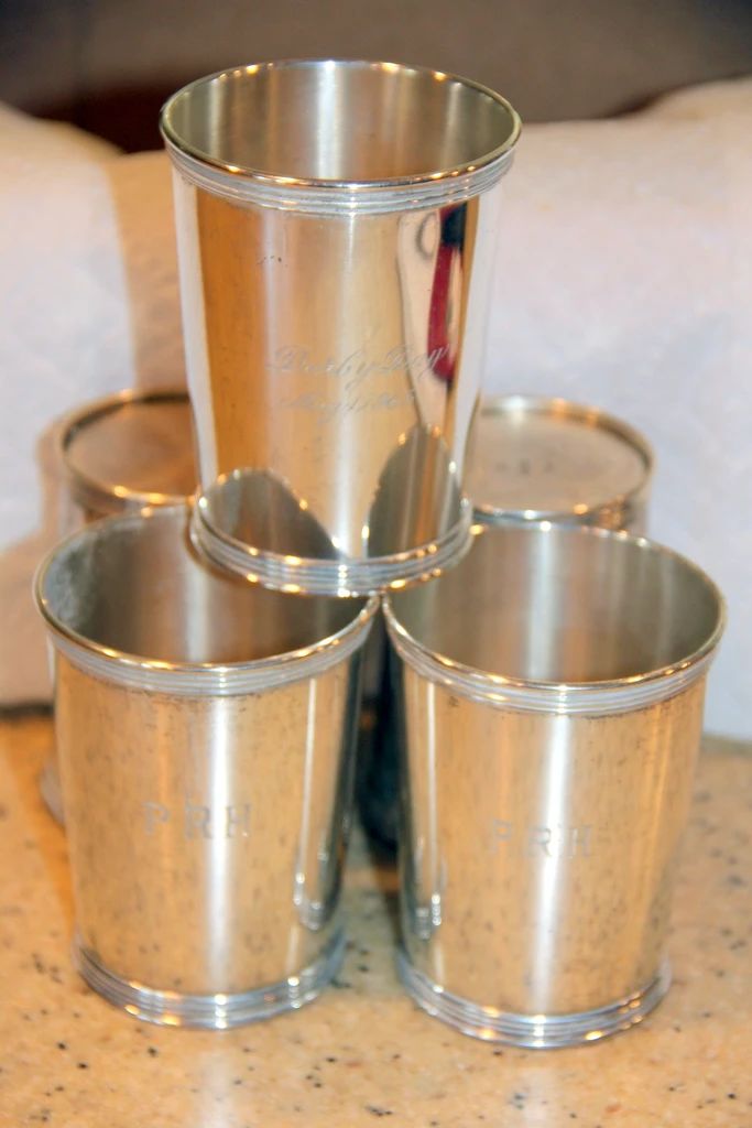 5 Benjamin Trees Sterling Mint Julep Cups