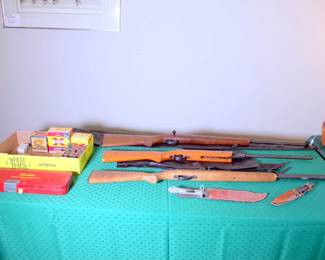 .22 Rifles, Pellet Gun, Shotgun Shells