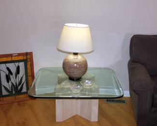 Glass Top Table