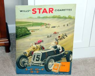 Will's Star Cigarette Advertising Sign