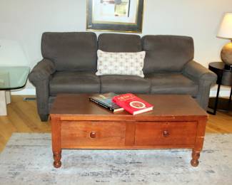 Antique Lowboy, Smith Brothers Sofa