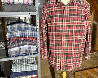 Mens Plaid Party Flannel Frenzy Work Shirts