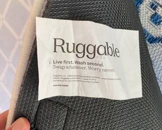 H86 - $100. Ruggage Rug & Pad. 6' x 9'