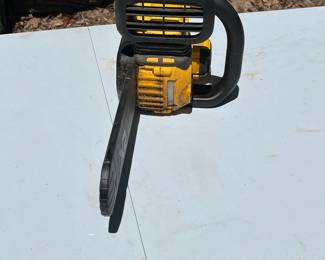 H50 - $120. DeWalt 20V 12" Cordless Chainsaw. Includes 1 battery & charger.