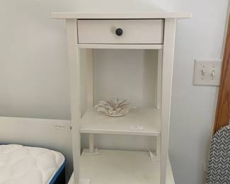 H89 - $35 Each. 2 Available. IKEA Nightstands. Measures 18" x 14" x 27" tall.