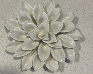 H122 - $15. Ceramic Wall Flower.
