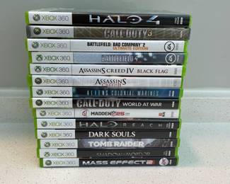 H66 - $80. xbox360s. Includes 2 controllers & 14 games.