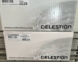 H110 - $60 each. 2 available. Celestion G10-45. Creamback. 45 watt. 8 Ohm.