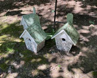 H35 - $40 each. Pottery Barn Mounted Birdhouses.