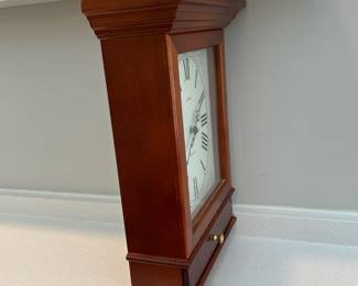 H72 - $30. Linden Westminster Wall Clock. Measures 13.5" x 18.5".