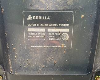 H10 - $70. Gorilla Wheelbarrow.