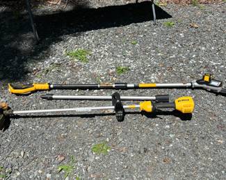 H53 - $125. DeWalt 20V Max Pole Saw XR with Extension Rod. Includes Battery & Charger. H54 - $60. DeWalt Max Lithium String Trimmer with extra string. NO Battery.