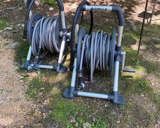H26 - $85 Each. Gorilla Mobile Hose Reel and 100' Gorilla Hose.