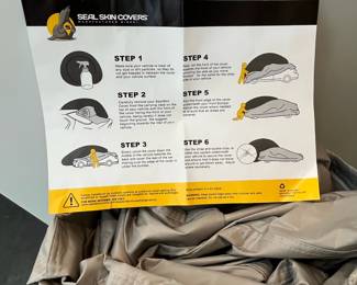 H106 - $40. Seal Skin Supreme Car Cover for 4 door sedan.