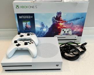 H67 - $120. xbox One S with 2 controllers. 1 Terabyte Memory. No Games.