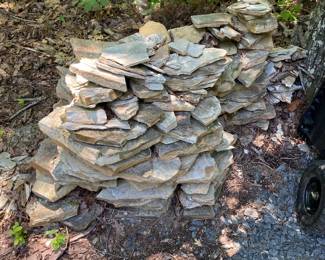 H14 - $100. Large pile of flagstone pavers. You must load!