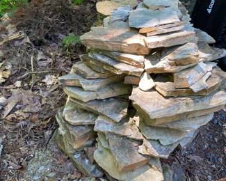 H14 - $100. Large pile of flagstone pavers. You must load!