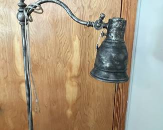 H102 - $40. Ethan Allen Floor Lamp. 59" tall.
