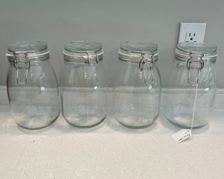H70 - $10. Set of 4 Ikea Jars