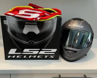 H120 - $50. LS2 Helmets. Assault Road Touring. Assault Solid Matte Titanium. Size Medium.