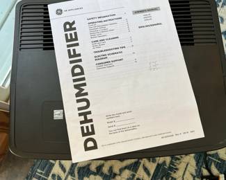 H105 - $100. GE Dehumidifier. 50 pint capacity. Model ADEL50LZQ1