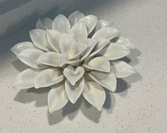 H122 - $15. Ceramic Wall Flower.