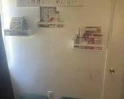 Wall art, books, book shelfs.