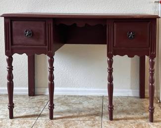Small Wooden Writing Desk / Vanity