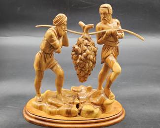Olive Wood From Israel Carved Sculpture-Biblical