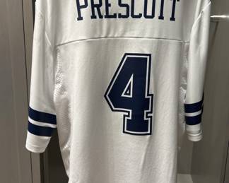 Dallas Cowboys #4 Dak Prescott Jersey, Size L