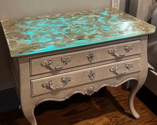Henredon Nightstand w/ LED Light Up w/ Remote