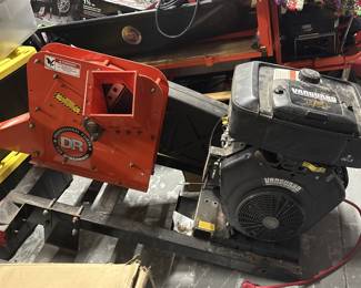 Dr Wood Chipper on small trailer