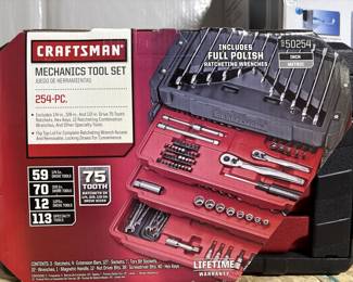 Craftsman 254 pc Mechanic tool Set in factory box
