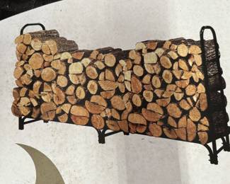 Landmann 8 foot firewood, rack, and factory