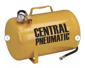 Central Pneumatic 5 gal portable air tank