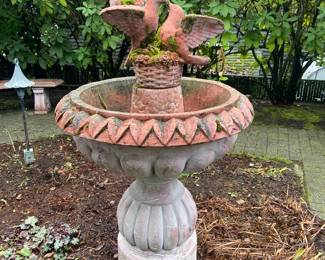 Henri dove lovebirds fountain $800