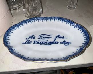 Williamsburg blue white dish