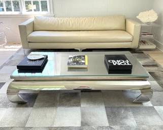Thayer Coggin Luxe Leather Sofa