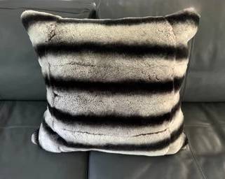 Large Custom Orylag Rabbit Fur Down Pillow