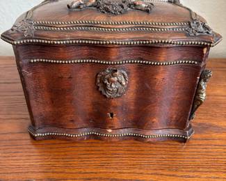 Mid-19th Century, Wood and Bronze Casket Box - Renaissance