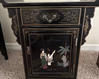 Oriental 20th century, wooden sideboard, altar table.