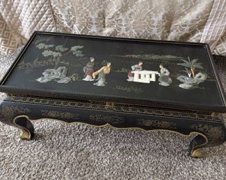 Vintage Chinese Soap Stone Coffee Table 