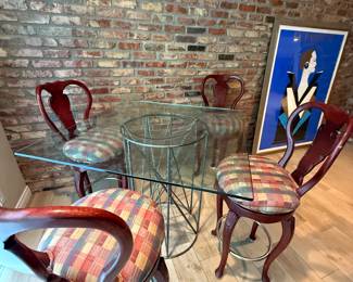 Great bar stools and tables