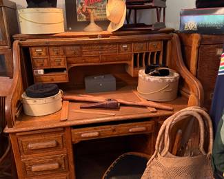roll top oak desk