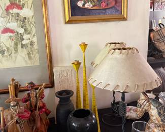 misc art and pottery