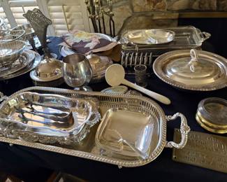 loved to entertain .. lots of plate